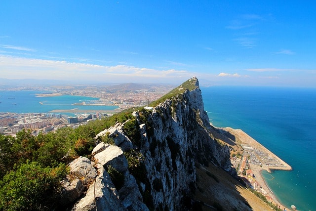 Rock of Gibraltar is a very popular permanent residency destination for UK nationals.