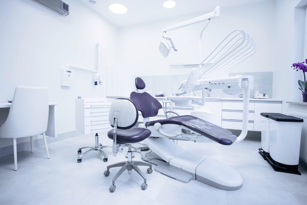 Modern private dental clinic in Turkey with advanced treatment equipment, illustrating high-quality dental healthcare for British expats and medical tourists.