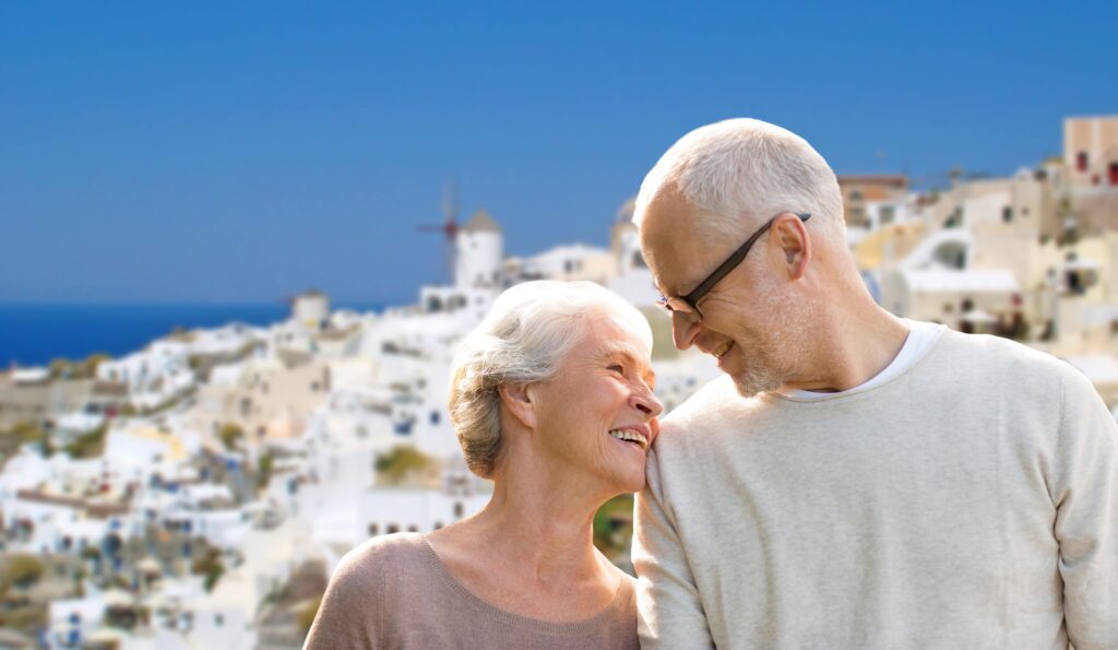 UK couple considering relocating to Greece and building a long-term life in a coastal community.